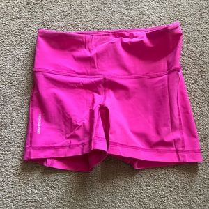 Graced by grit hot pink running shorts